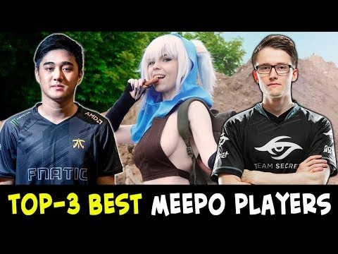 Top-3 BEST MEEPO players in Dota — Abed, Ace, 33