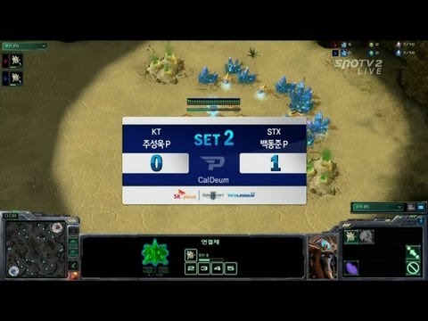 SPL [12.31] P7GAB(KT) vs Dear[ScM]  (STX) 2SET / CalDeum - Starcraft 2