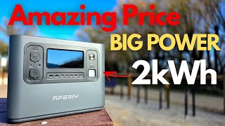 AMAZING PRICE! AFERIY P210 FULL REVIEW (portable power station)