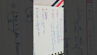 Maths# Data Handling @ Basic# formulas....