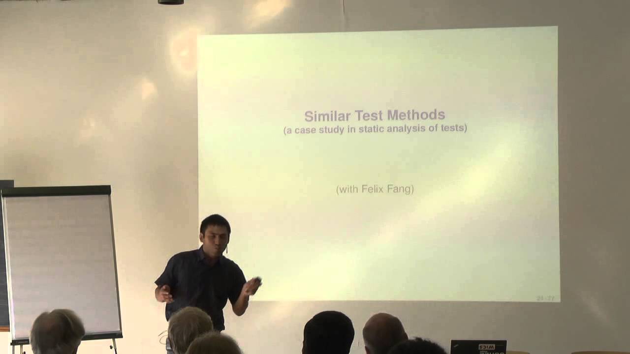Static and Dynamic Analysis of Test Suites - Patrick Lam