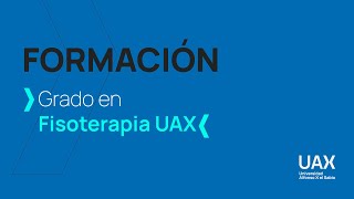 Grados UAX | Fisioterapia