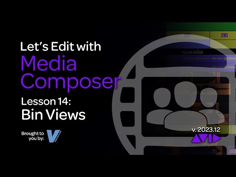 Let's Edit with Media Composer - Lesson 14 - Bin Views