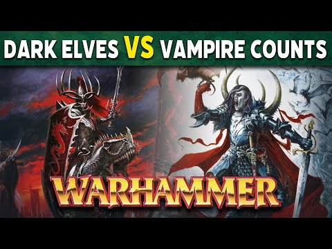 Dark Elves vs Vampire Counts Warhammer Armies Project Battle Report