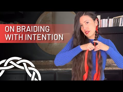 How to braid ribbons into your hair