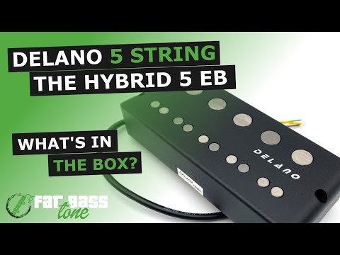Delano The Hybrid 5 MusicMan® Bass Pickup: What’s In The Box (A Close-Up Look)
