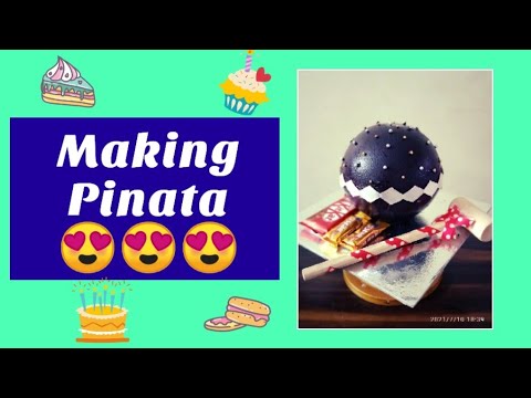 Making A Pinata Cake 😍 | Learn making pinata cake in just one minute |