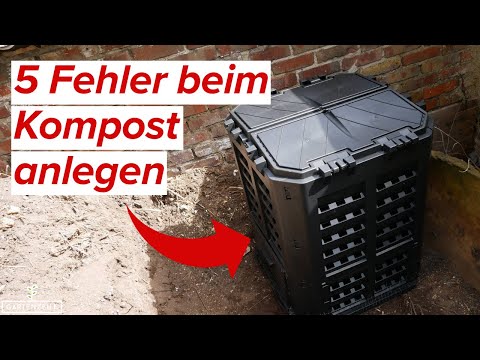 Kompost anlegen! 5 häufige Fehler [und wie du sie vermeidest]!