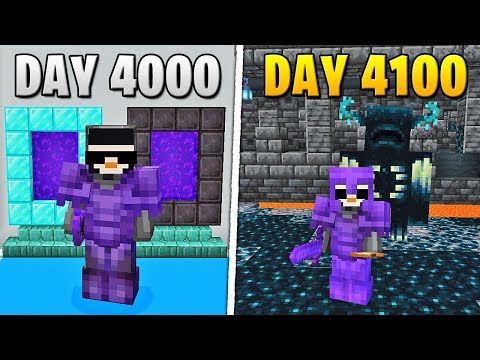 I Survived 4,100 Days in HARDCORE Minecraft...