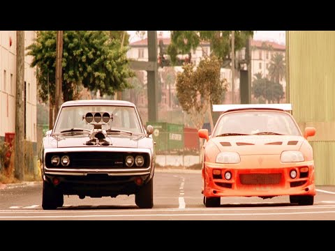 HIZLI VE ÖFKELİ (2001) - SON SAHNE (TOYOTA SUPRA VS DODGE CHARGER)