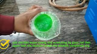 Gravimetric Determination of Nickel chloride using DMG