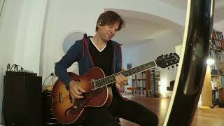 Video thumbnail for 2017 Gretsch "New Yorker" G9555 with D'Armond Pickup, Part2 by GregsGuitars