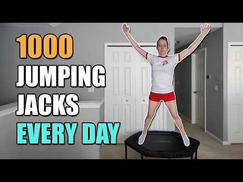 I did 1000 Jumping Jacks EVERY DAY for a Month | 30 Day Jumping Jacks Challenge