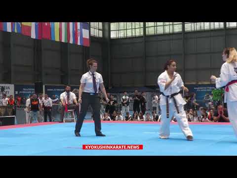 35th IKO EC, Final -65 Shainez Elhaimour (France) - Seda Gul (Turkey, aka)