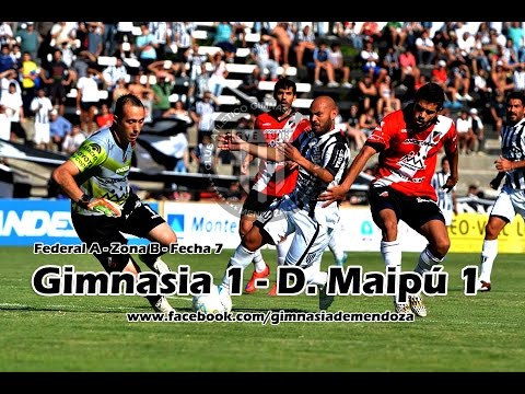 Gimnasia (M) 1 - Deportivo Maipú 1. Fecha 7. Zona B. Fase 1. Federal A 2016.