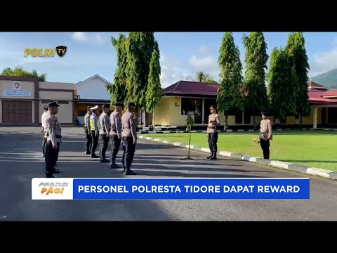 KAPOLRESTA TIDORE BERI REWARD BAGI ANGGOTA BERPRESTASI BENTUK APRESIASI ATAS DEDIKASI &amp; KINERJA