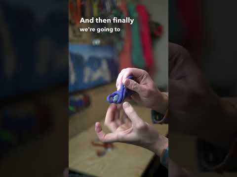 How to tidy up a Beal Jammy. #backcountryskiing #skimountaineering #climbing #ropework #iceclimbing