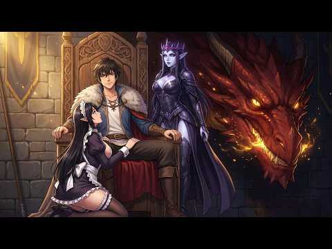 Exiled by stepmom? Who cares! A Hot Maid, Elf Queen & Dragon help me rule it all!