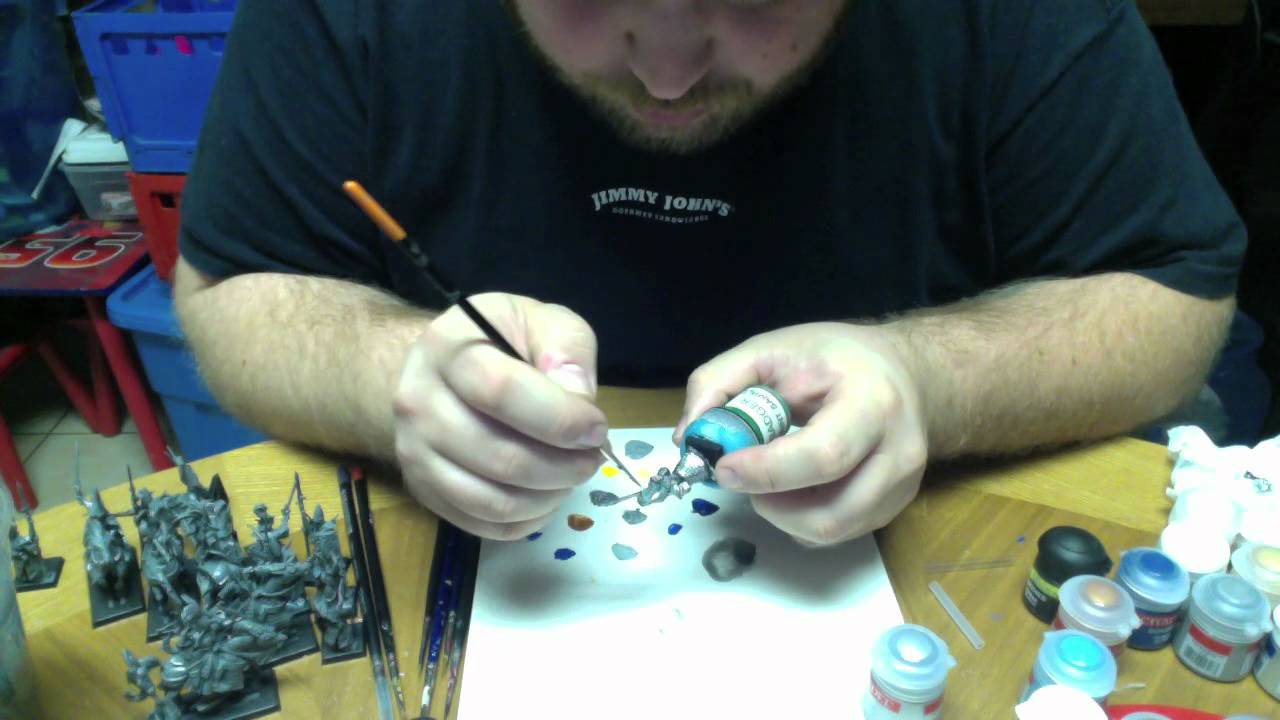 High Elf Swordsman speed painting