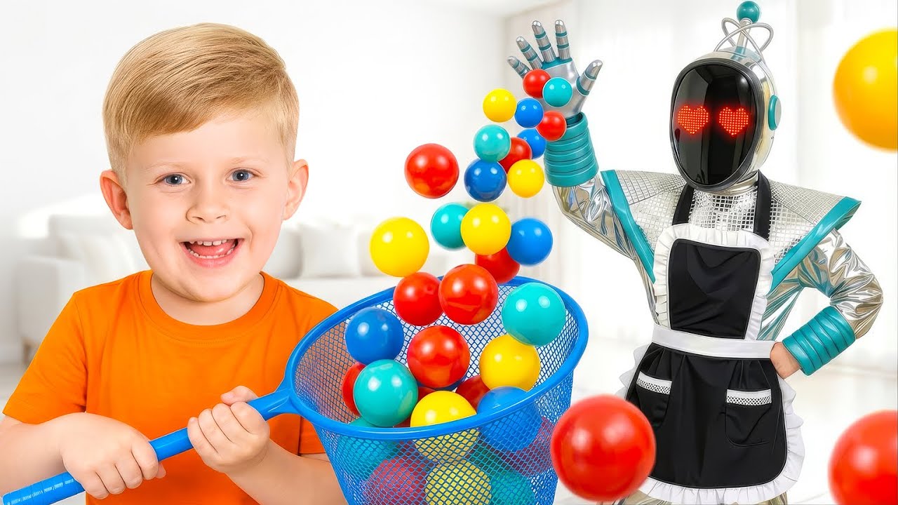 Funny Robot Housekeeper Story