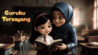 Download lagu Guruku Tersayang | Lagu Anak Indonesia (Terima Kasih Guruku) | Animasi 3D Ceria Sekolah mp3