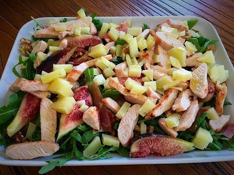 Ensalada de pavo y queso