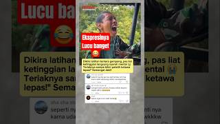 Download lagu UJI NYALI Latihan tentara lucu - Video lucu bikin ngakak mp3