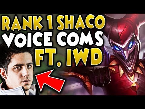 #1 SHACO WORLD VOICE COMS WITH ENEMY JUNGLER! FT. IWDOMINATE | ChaseShaco - League of Legends