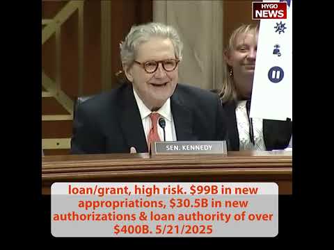 Sen. Kennedy on DOE Biden Era: '$99B New Appropriations, $30B Authorizations, $400B Loan Authority -- 20% Headcount Growth, 2% Electricity Output, 28% Cost Increase'; 'Tired of the Spending Porn'; Stellantis $7.5B, Blue Oval $9.6B Questioned