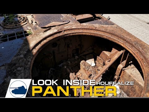 Look Inside the Houffalize Panther - Panther Restoration - Bastogne Barracks Part 1.