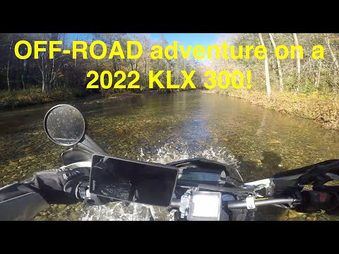 2021 Fall Foliage Dual Sport Ride on a Kawasaki KLX 300