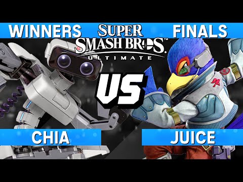 Smash Ultimate Tournament Winners Finals - Chia (ROB) vs Juice (Falco) - S@LT 201