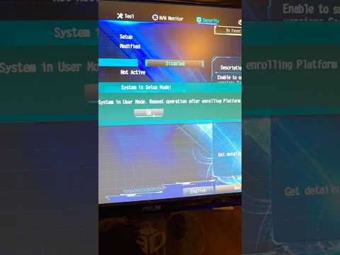 ASRock Z370 Extreme4 P3.10 How to Enable Secure Boot Mode