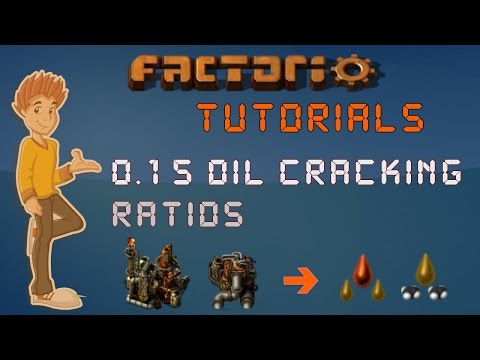 Factorio 0.15 Tutorial - Oil Cracking Ratios & Calculations