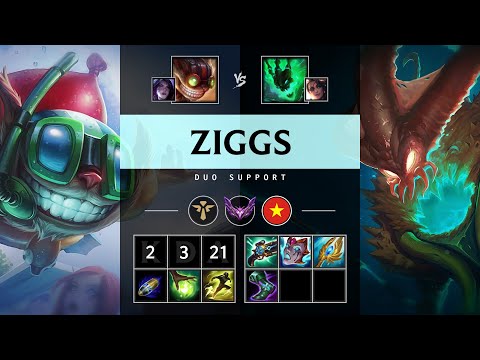 Ziggs Support vs Thresh - VN Master Patch 25.17