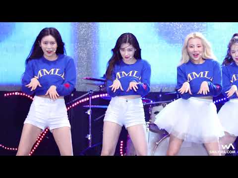 180331 모모랜드 MOMOLAND '뿜뿜' 낸시 직캠 @평창 넘어 세계로 4K Fancam  by  wA