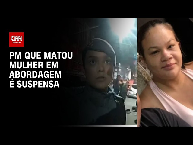 Caso Thawanna  PM que matou mulher em abordagem é suspensa | CNN NOVO DIA