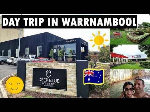 DEEP BLUE HOT SPRINGS WARRNAMBOOL, FLETCHER JONES MARKET +WALKING TOUR+CARAVAN PARK TOUR @indaynamo