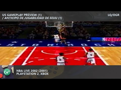 NBA Live 2002 | PS2/Xbox | 2001 | Video Game US Gameplay Preview (1) | LQ/OGR