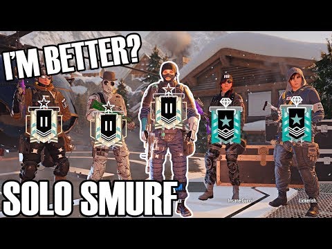 Solo Smurf: Better Than Diamonds? - Rainbow Six Siege (White Noise)