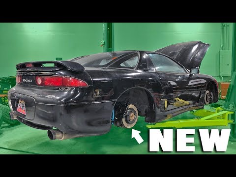 REBUILDING OUR CHEAP 3000GT VR-4 - COILOVERS AND BRAKES INSTALLED!