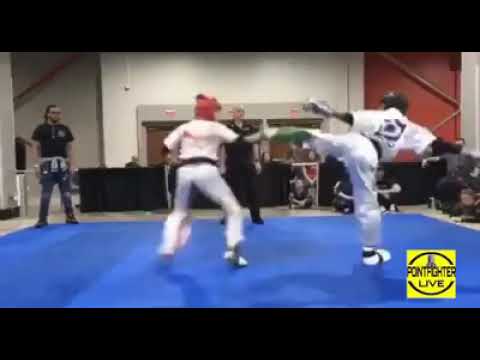 Ki'tana Everett  vs Hope Hamilton - Pan American Internationals  Sport Karate Tournament