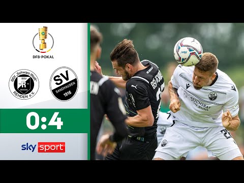 BSV SW Rehden - SV Sandhausen | Highlights - 1. Runde | DFB-Pokal 2022/23