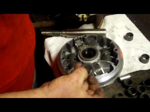 EPI Clutch Kit roller/weights install on a Suzuki 700 KingQu