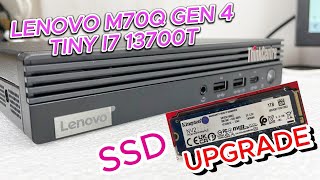 Lenovo ThinkCentre M70q TINY i7 13700T SSD Upgrade | 12E3003KGR |  Lenovo ThinkCentre M70q Gen 4