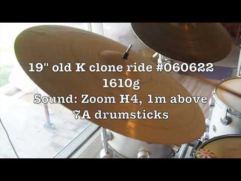 19" old K clone ride #060622 - 1610g -version1 - reworked since video