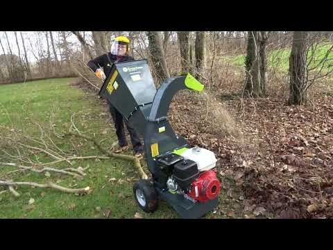 Greenbase Gartenhäcksler Morpheus GX390 Honda Motor ausführlich erklärt und im Extremtest gezeigt!