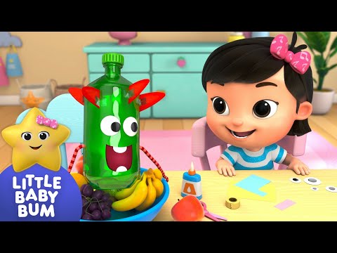 Cinco botellas verdes 🟢🟢| Canciones Infantiles🎵| Caricaturas para bebés | Little Baby Bum