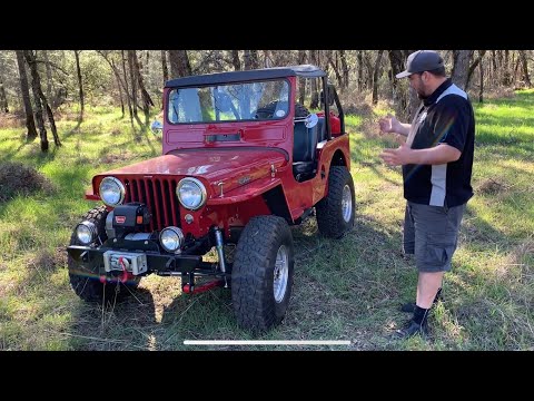 1951 Willys Jeep  CJ3A Flat Fender