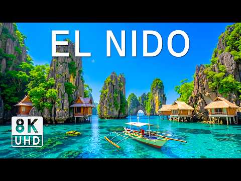 El Nido 8K Drone Footage | Palawan Beaches, Limestone Peaks & Heavenly Escape UHD